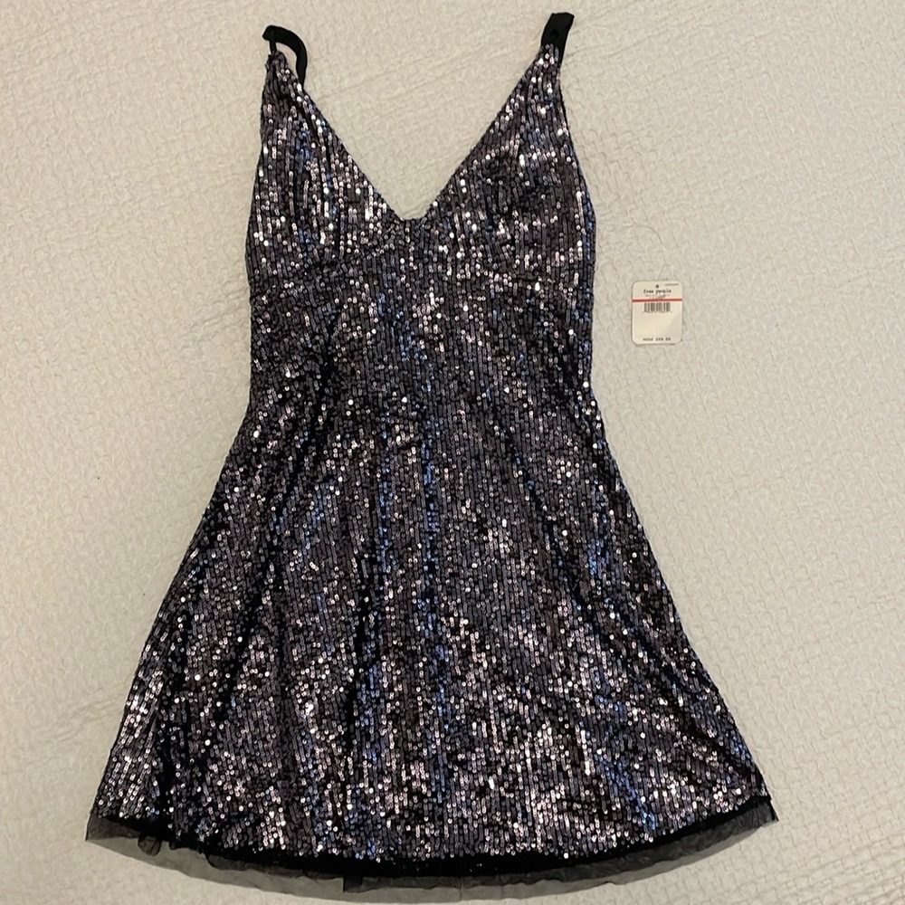 Free People sequin a line dress